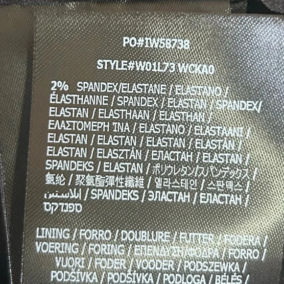 🖤”Guess” Women’s Black Mid Length Military Style Belted Jacket Size XS💛 - Picture 14 of 16